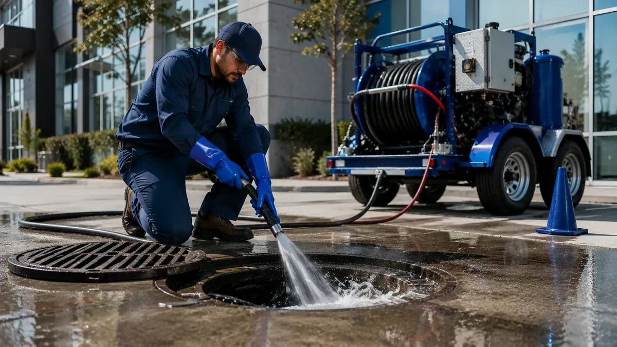 Commercial Hydro Jet Drain Cleaning in Inverness