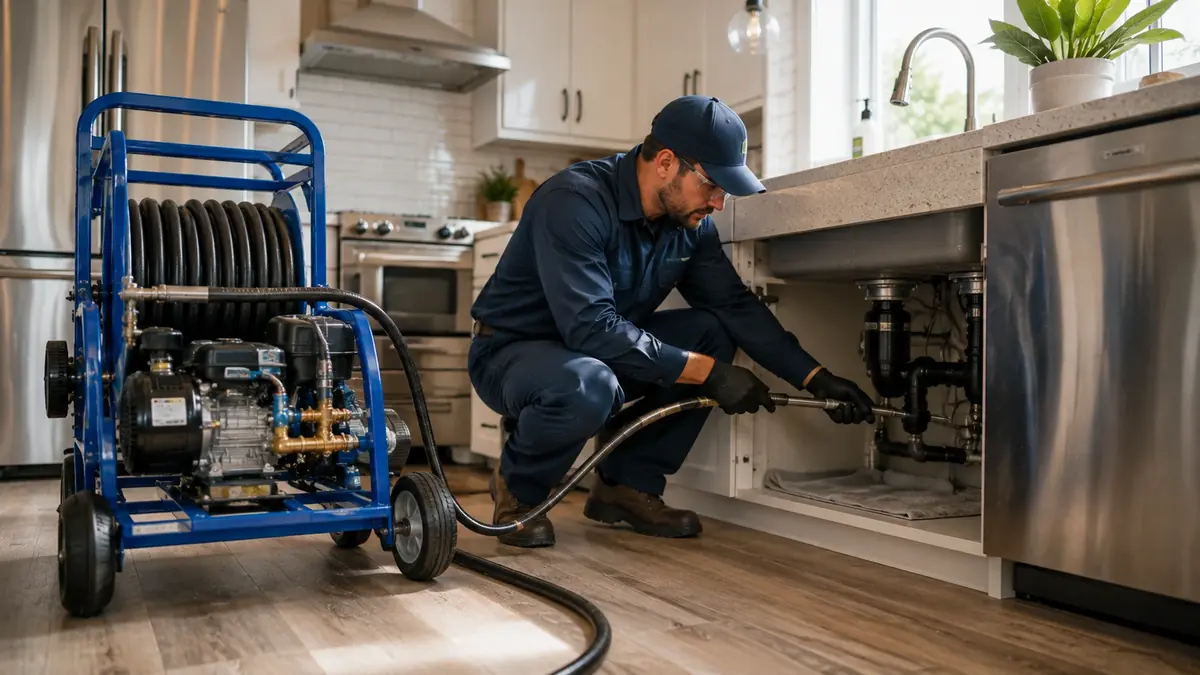 Kitchen Drain Hydro Jetting in Inverness