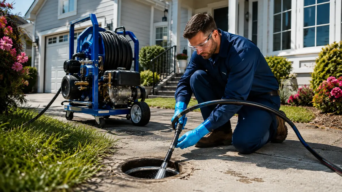 Residential Hydro Jet Drain Cleaning in Inverness